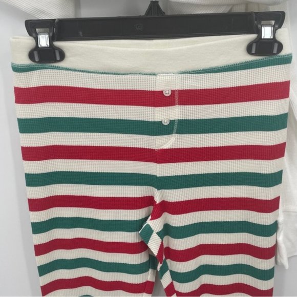 OLD NAVY WOMEN'S 2PC THERMAL HOLIDAY PRINT PAJAMA SET SIZE SMALL - Picture 4 of 7